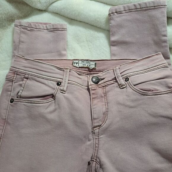 Free People Pants EUC Washed pink - Picture 1 of 4